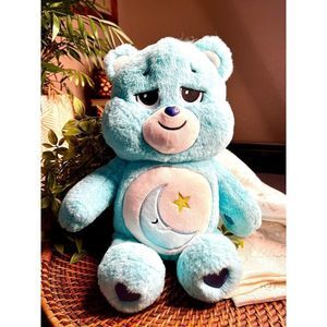 2020 Care Bears 15" Bedtime Bear Plush Stuffed Toy Moon Star Sleepy Time